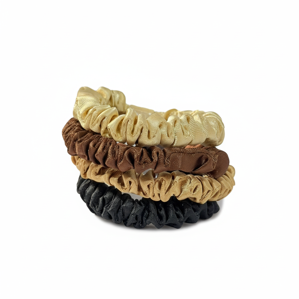 scrunchies satin